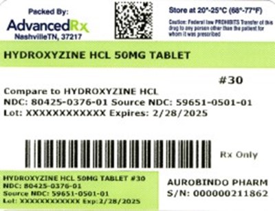 Hydroxyzine HCL 50mg 80425-0376-01.jpg Hydroxyzine HCL 50mg #30 - Hydroxyzine HCL 50mg 80425 0376 01